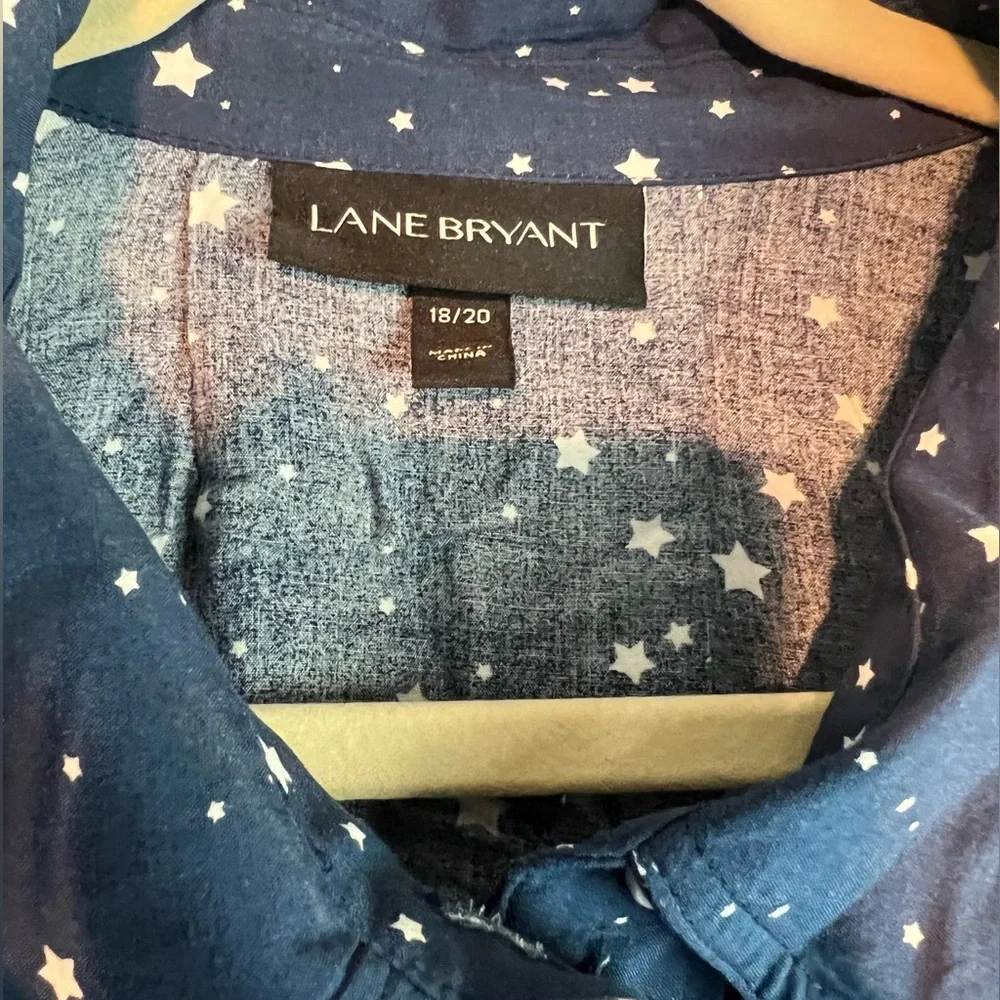 Lane Bryant Long Sleeve Button Up Shirt Size 18/20